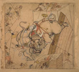 An Elephant Combat